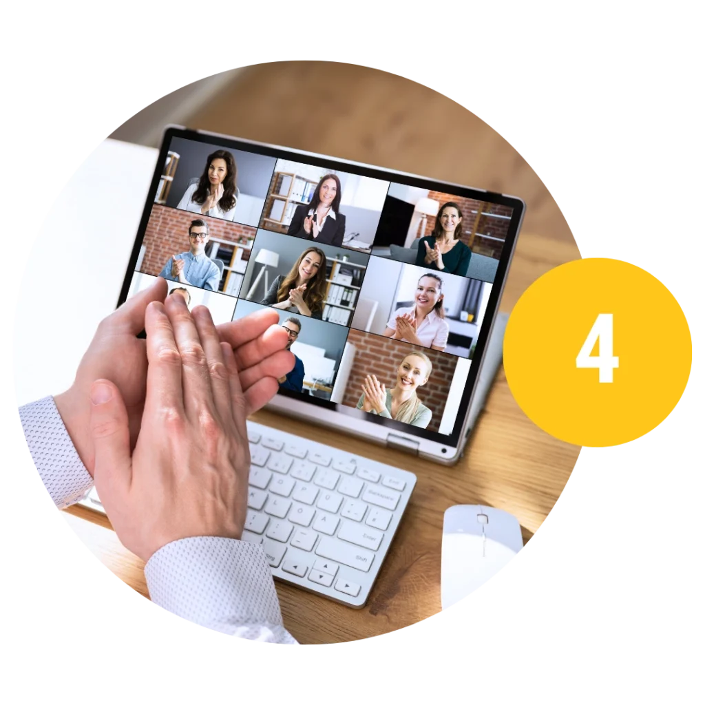 Virtual meeting with the TWA team for final interview discussion